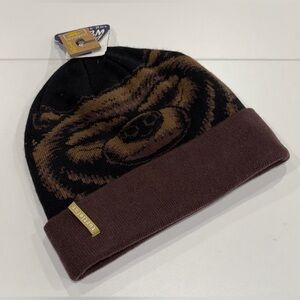 Turtle Fur Claw Beanie Kids Bear Brown NWT Hat 100% Acrylic Soft Cozy Winter